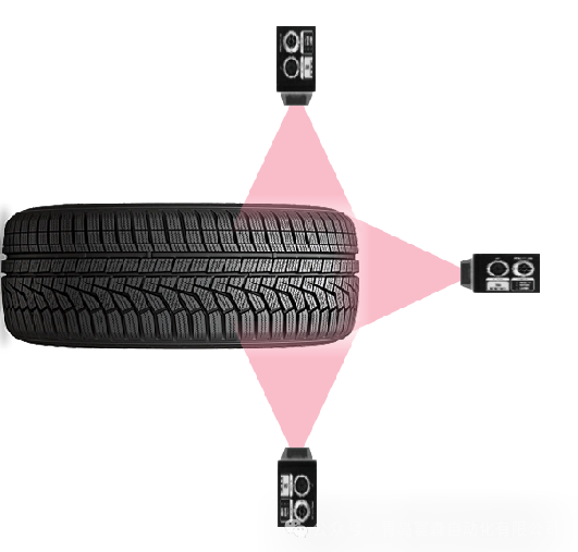 輪胎幾何跳動線激光傳感器檢測系統(tǒng)